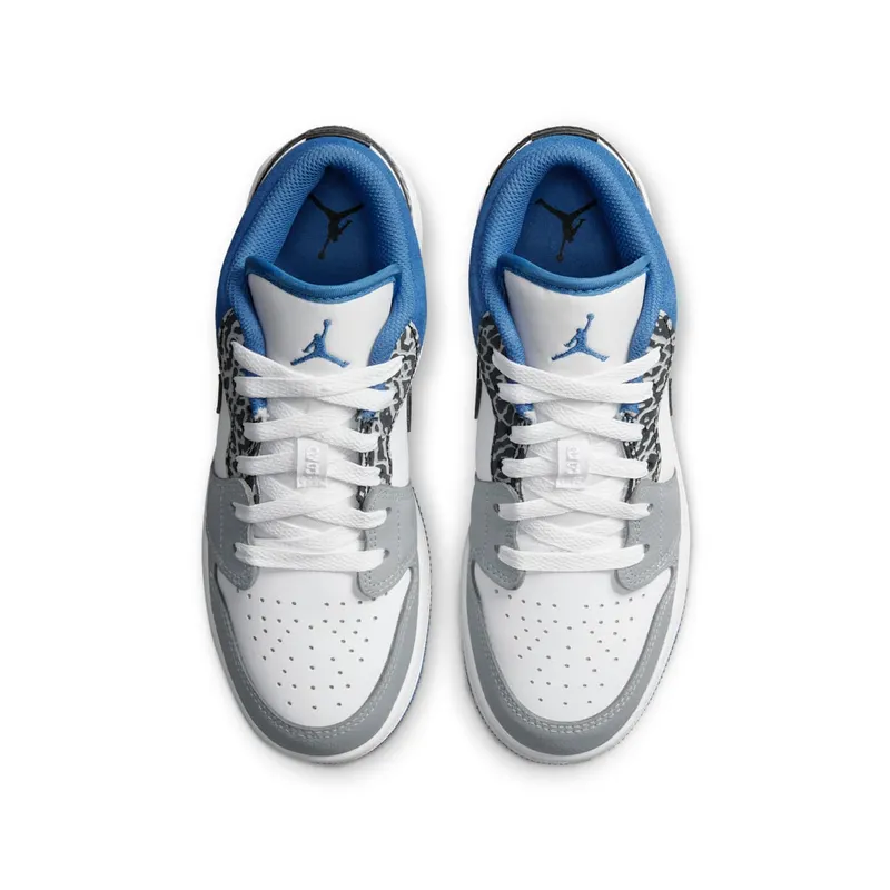 Air Jordan 1 Low SE Older Kids’ White (DQ2514-140)