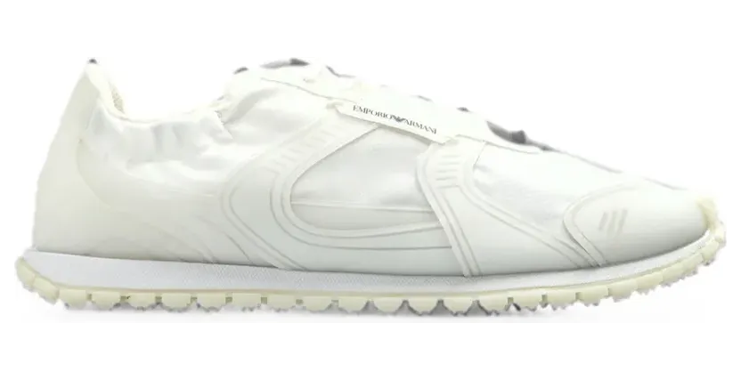 Emporio Armani Sneakers aus Ripstop und Mesh mit strukturierter Gummisohle – Grün (EM006480AF27360)