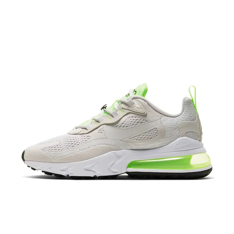 Nike Air Max 270 React “Vast Grey / Ghost Green / White” (CU3447-001)