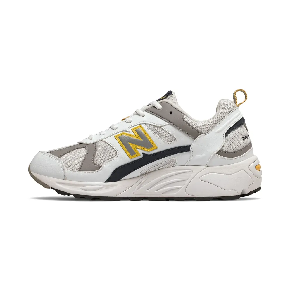 New Balance CM878 White Grey White/Grey/Yellow (CM878TCA)