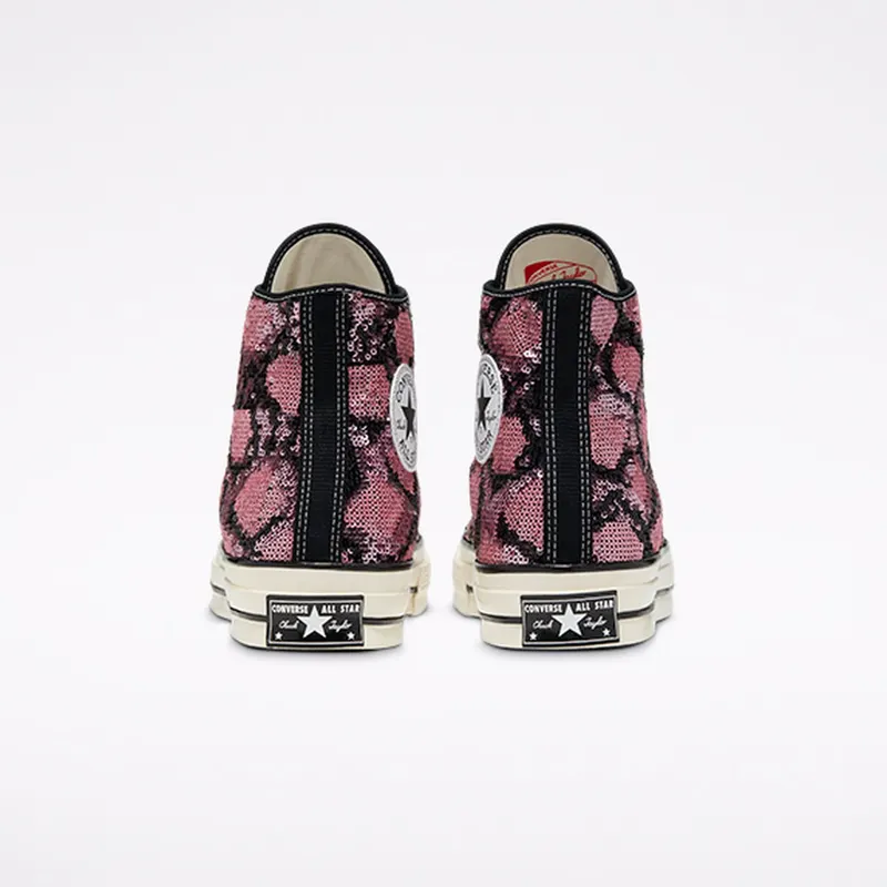 Converse Chuck Taylor All-Star 70s Hi Light Sequin Light Orchid/Egret-Black (166560C)