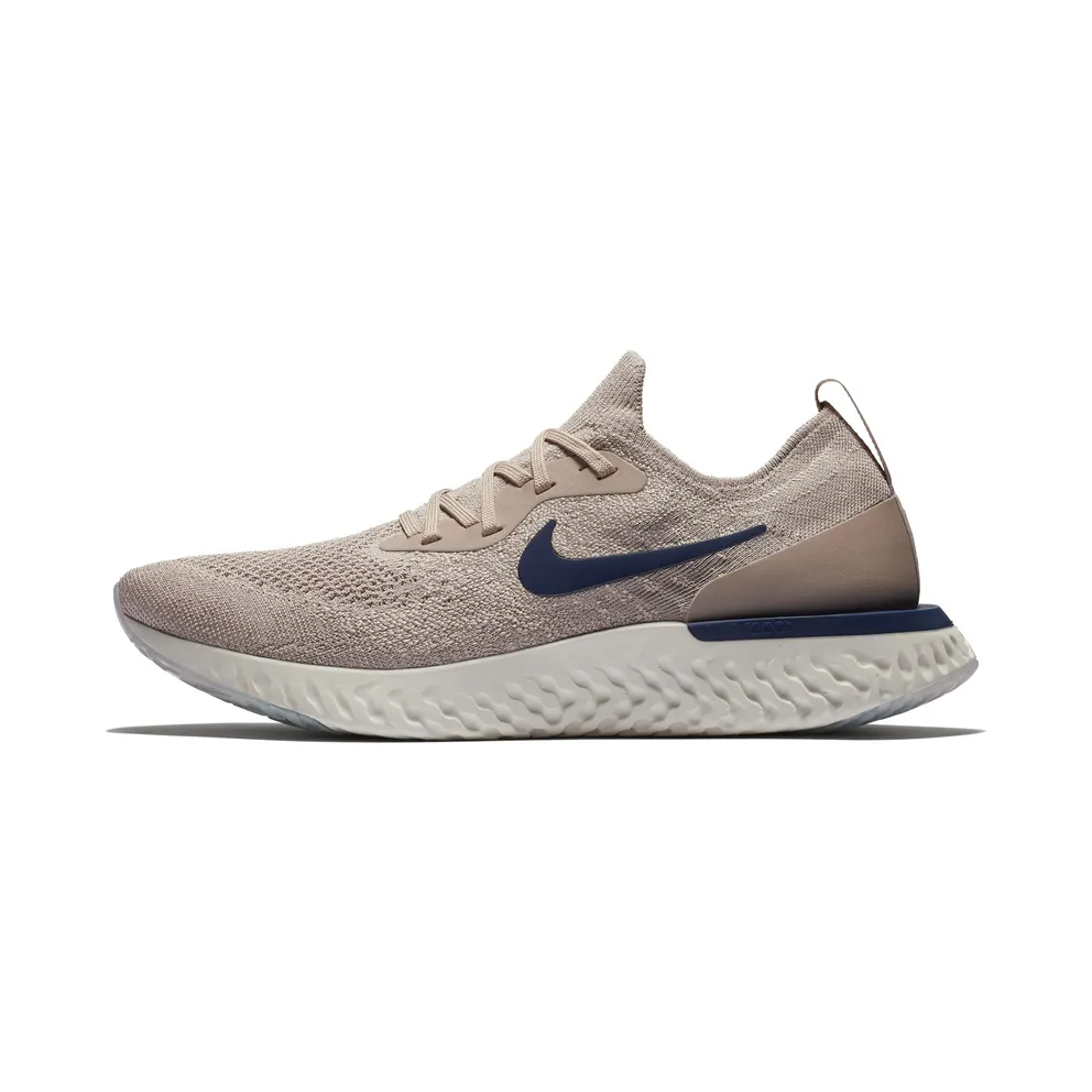 Nike Epic React Flyknit Diffused Taupe Diffused Taupe/Blue Void-Phantom (AQ0067-201)