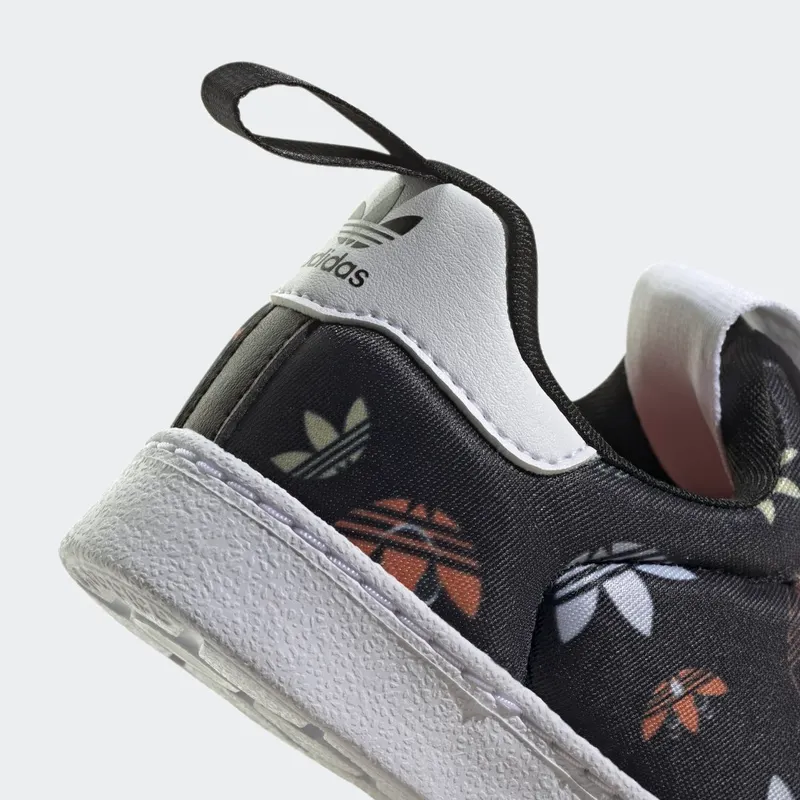 Adidas Superstar 360 Core Black / Cloud White / Semi Impact Orange (GX1870)