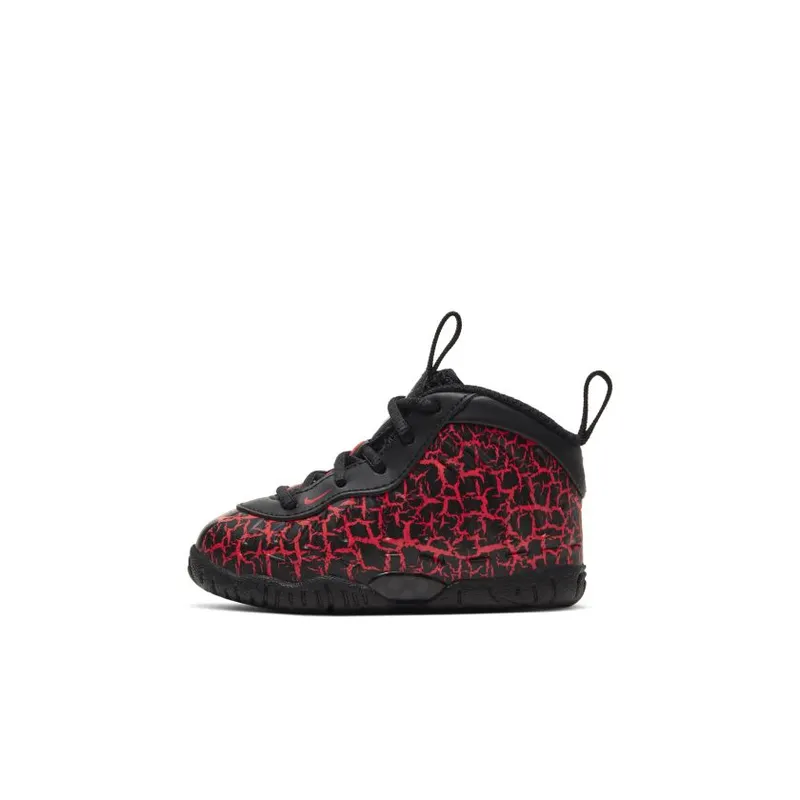 Nike Air Foamposite One Cracked Lava (TD) Black/Bright Crimson (723947-012)