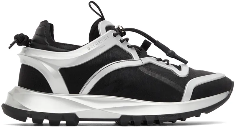 Givenchy Black & Silver Spectre Cage Runner (BH003EH0U1)