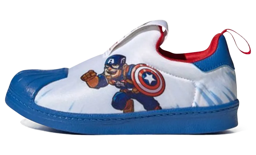 Adidas x Marvel Superstar 360 Shoes “Captain America” (FX4879)