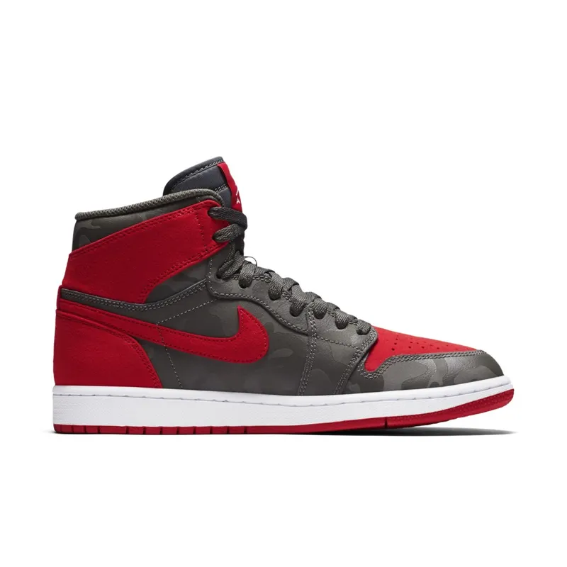 Jordan 1 Retro High Camo 3M Bred River Rock/Black-University Red-Dark Stucco-White (AA3993-032)