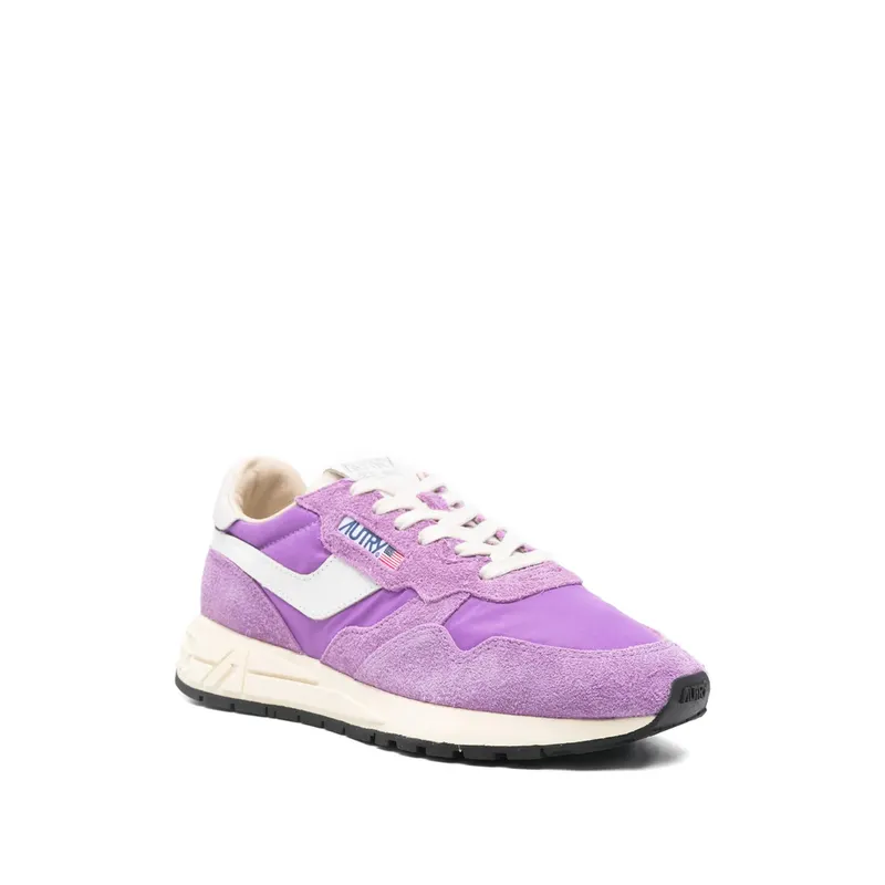Autry Suede Panelled “Purple/White” (WWLW NC32)