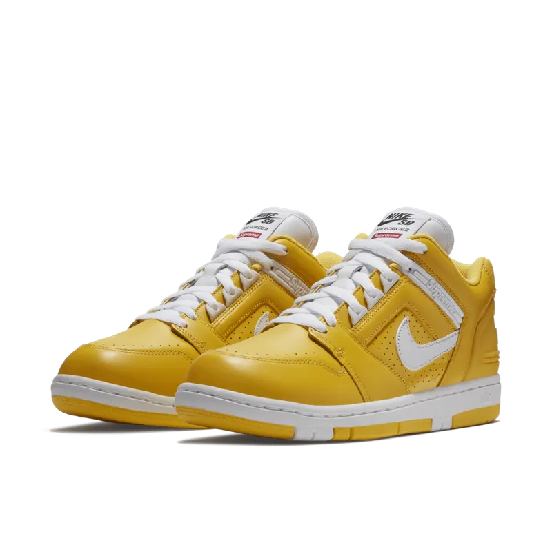 Nike SB x Supreme Air Force 2 Low ‘Yellow’ (2017) (AA0871-717)