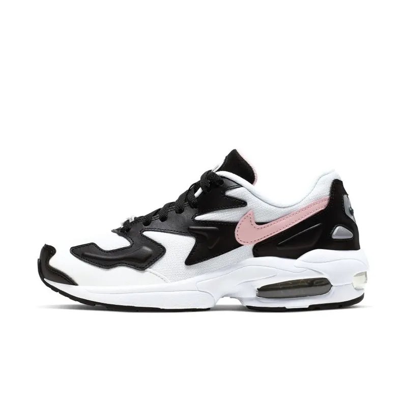 Nike Air Max2 Light White Bleached Coral Black (W) White/Bleached Coral-Black-Sail-Alligator (AO3195-101)