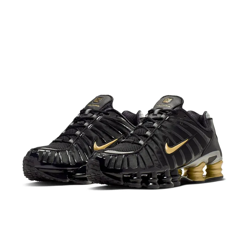 Nike Shox TL Neymar Black/Metallic Gold-Metallic Silver (BV1388-001)