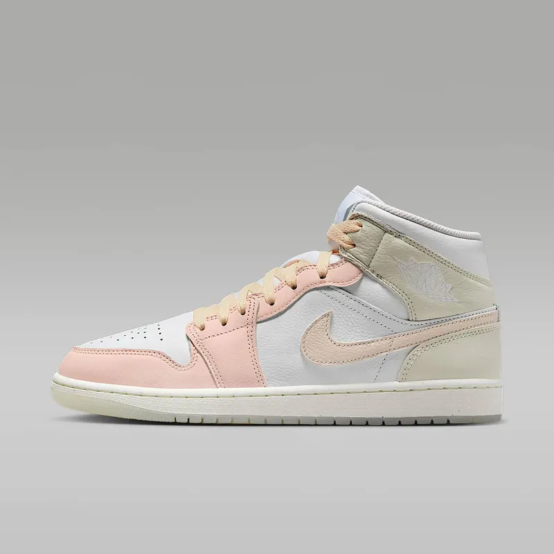 Air Jordan 1 Mid SE “White / Sea Glass / Glacier Blue / Guava Ice” (HJ6654-100)