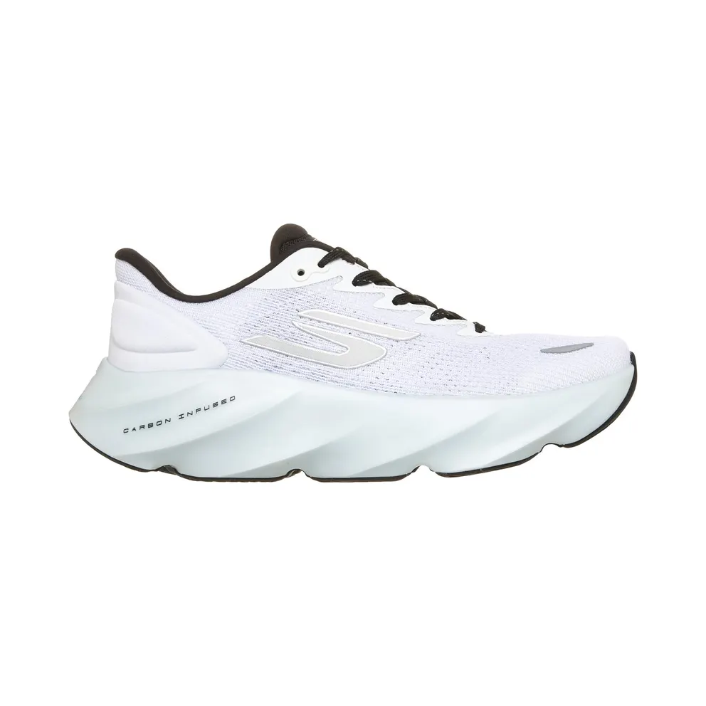 Skechers Aero Burst Sneaker Wht/Black/Blue