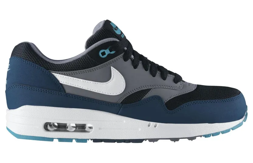 Nike Air Max 1 Black Mid Turquoise (537383-013)