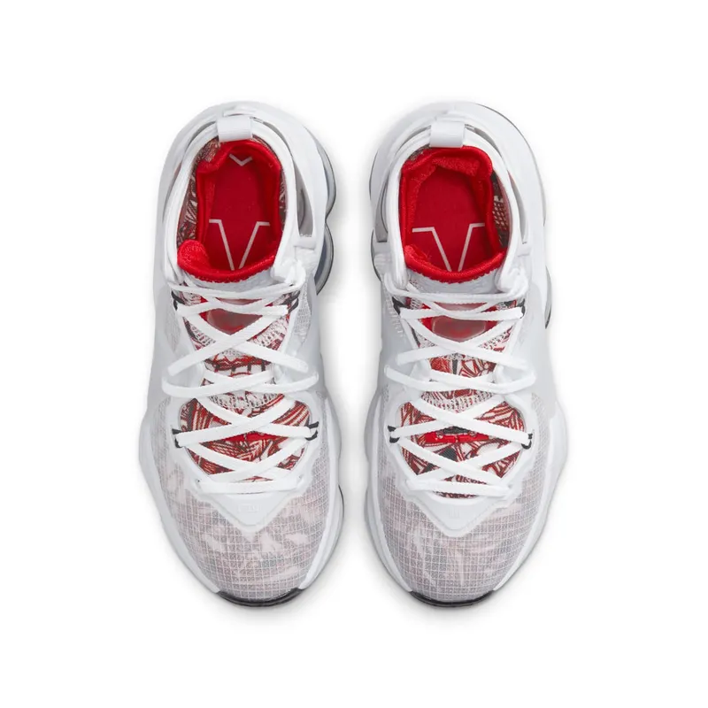 LeBron 19 voor kids White (DD0418-101)