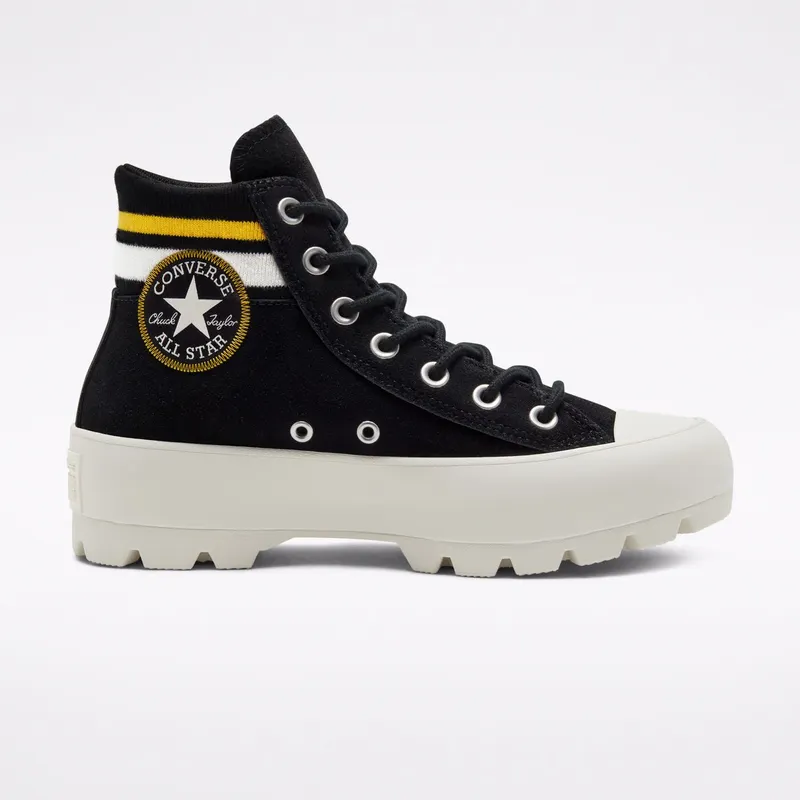 Converse Chuck Taylor All-Star Lugged Hi Varsity Black Amarillo (W) Black/Amarillo-Egret (566755C)