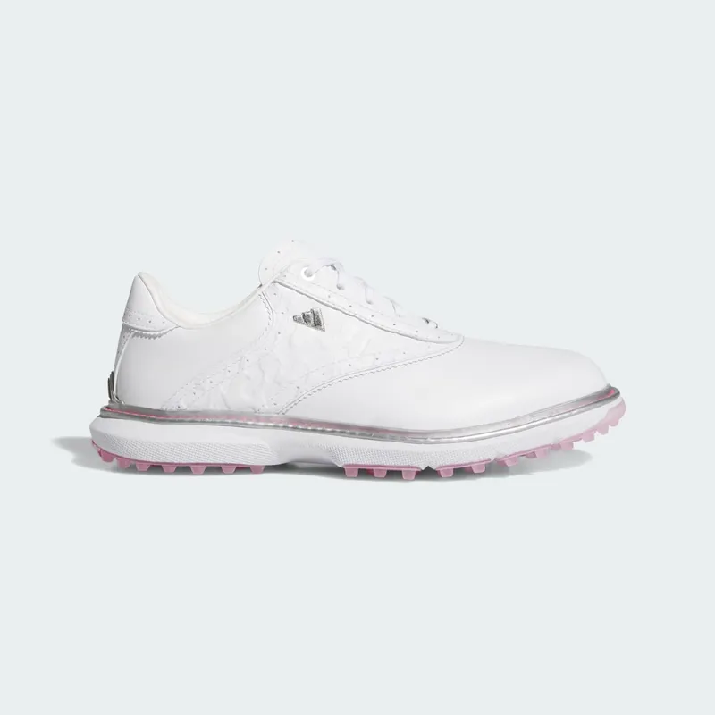 Adidas MC70 SPIKELESS Golf Shoes Cloud White / Silver Metallic / Lucid Pink (HP7085)