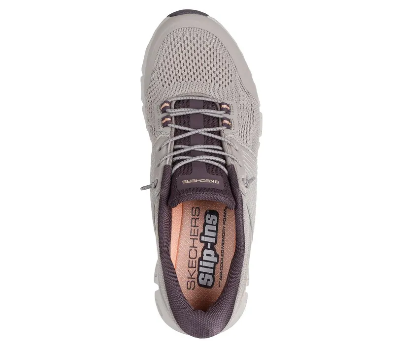 Skechers Slip-ins: Glide-Step – Stargaze – Donker Taupe (104801 DKTP)