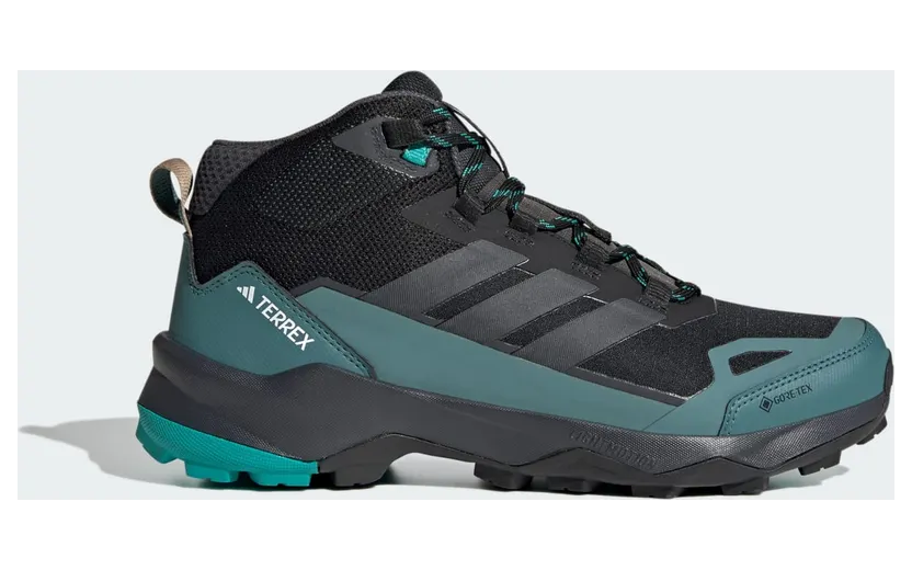 Adidas Terrex Skychaser AX5 Mid GORE-TEX Wandelschoenen Core Black / Carbon / Pure Teal (JQ2206)