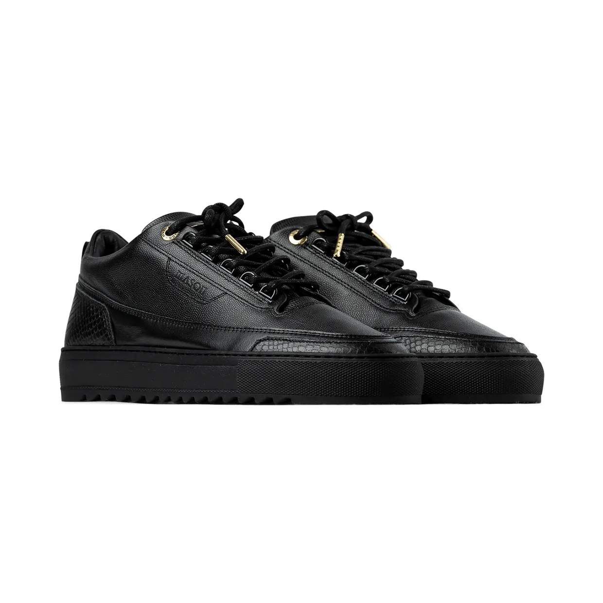 Mason Garments Firenze Leather Stampato Black / Black (SS20-23F)
