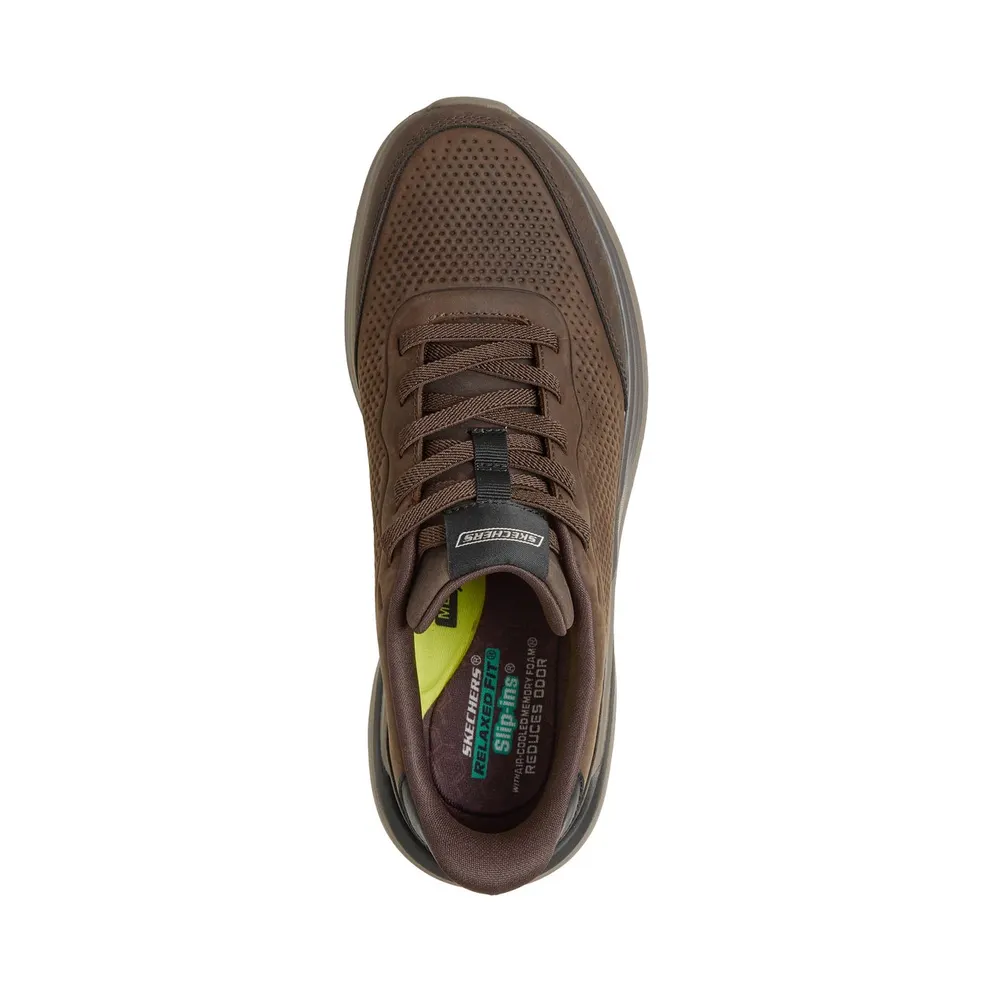 Skechers Slip-ins Relaxed Fit: Slade 2.0 “Waybound Sneaker Brown” (211392CHOC)