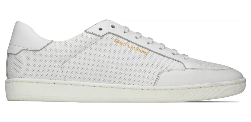 Saint Laurent Court Classic SL/10 Perforated White