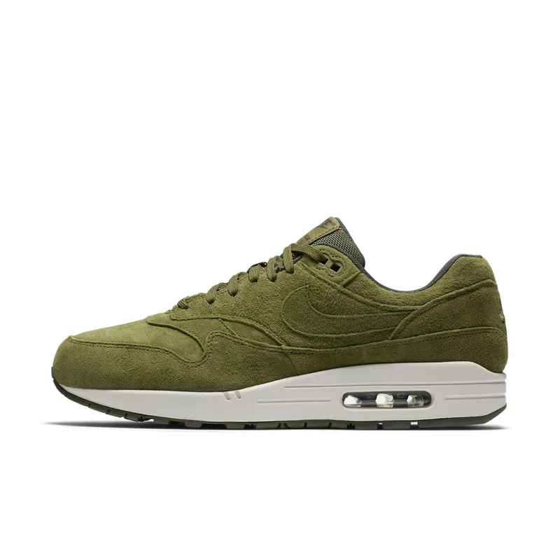 Nike Air Max 1 Olive Canvas Suede Olive Canvas/Sequoia-Light Bone-Olive Canvas (875844-301)