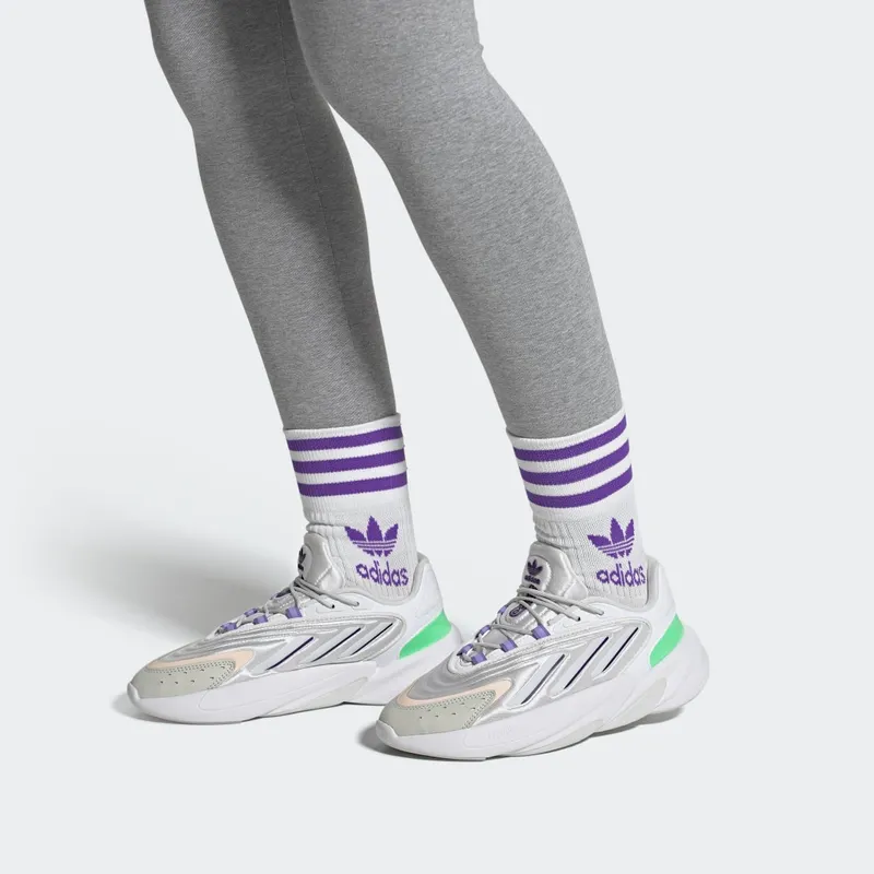 Adidas OZELIA Cloud White / Dark Purple / Beam Green (GW3065)