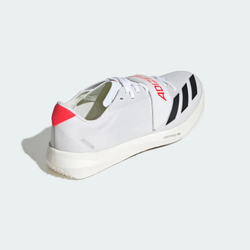 Adidas Adizero TJ/PV Track and Field Cloud White / Core Black / Lucid Red (IH5795)