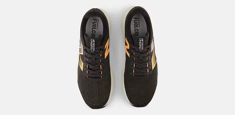 New Balance FuelCell Propel v5 Black Hot Mango Black Cement (MFCPRCB5)