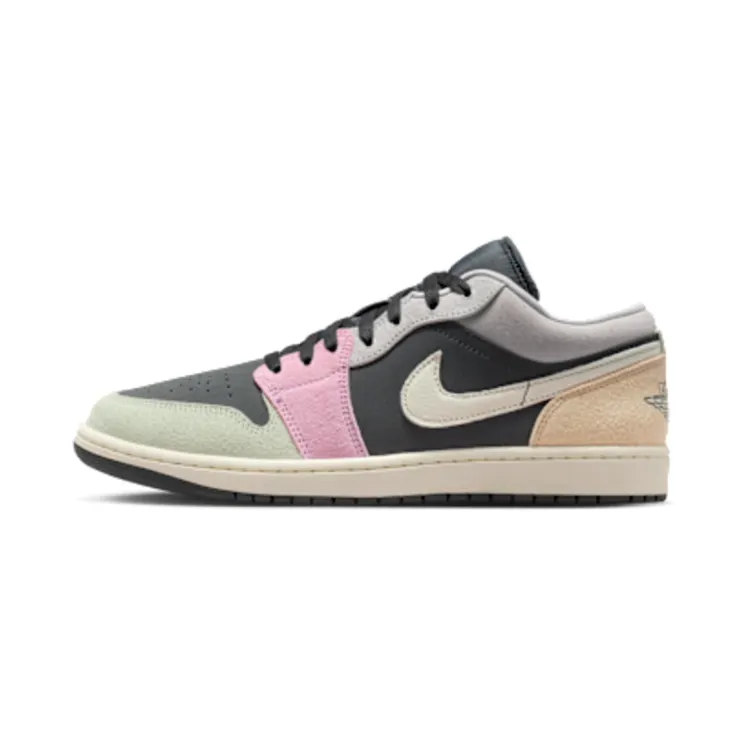 Air Jordan 1 Low SE Black Pastels “Anthracite / Muslin / Iris Whisper / Sail” (IB7109-004)
