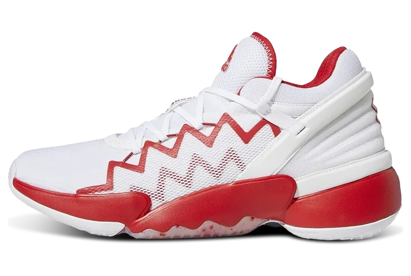Adidas D.O.N. Issue 2 “White Scarlet” (FX9429)
