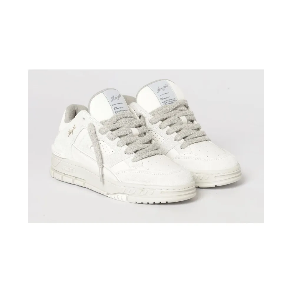 Axel Arigato Area Lo Fluffy Leather Sneakers White (F3677001)