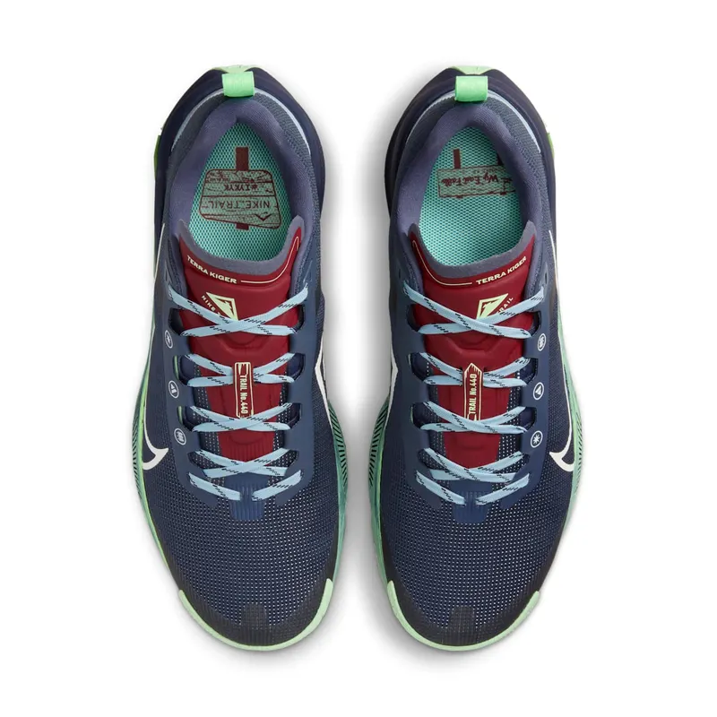 Nike React Terra Kiger 9 Thunder Blue Vapor Green Light Armory Blue Summit White (DR2693-403)