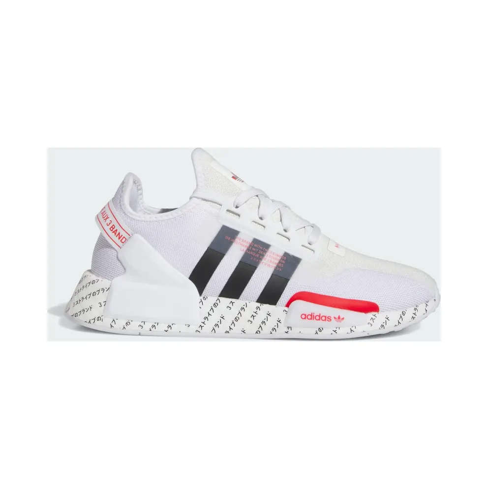 adidas NMD R1.V2 Cloud White Core Black Red (ID2853)