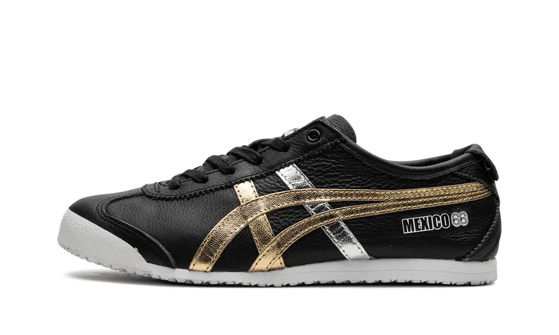 Onitsuka Tiger Mexico 66 “Black Gold Silver” (D5V2L-9094)