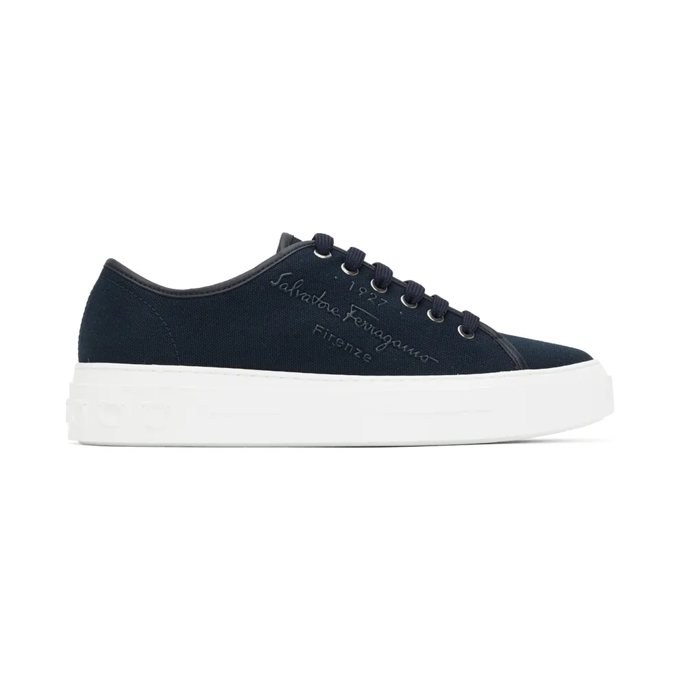 Salvatore Ferragamo Navy Recycled Cotton (751461 020709005)
