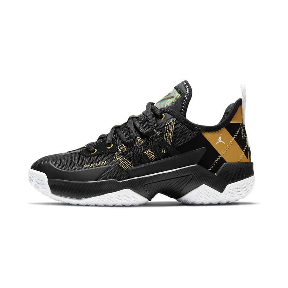 Jordan Westbrook One Take II Black Metallic Gold (GS) (CZ0840-007)