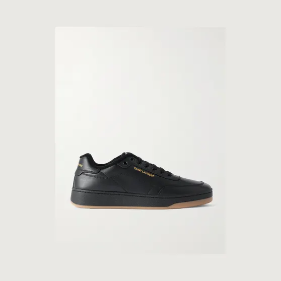Saint Laurent SL/61 Leather Sneakers Black (81947600N00)