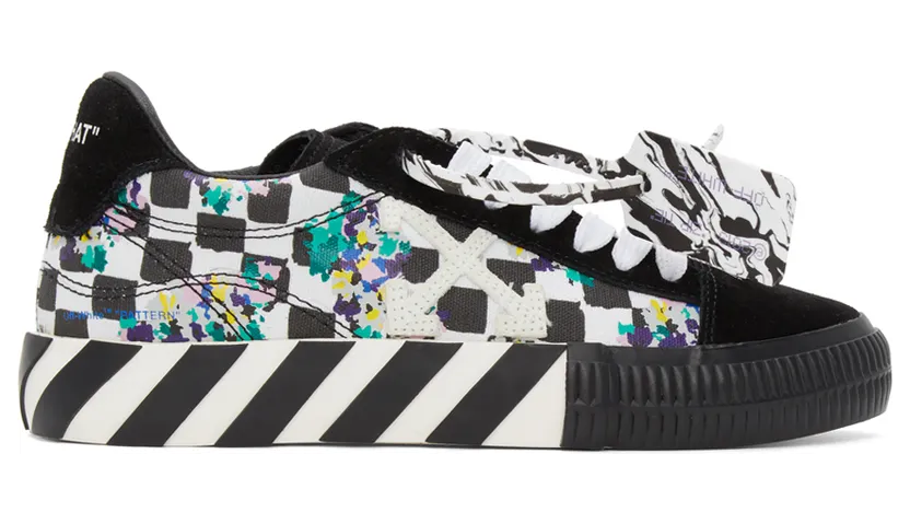 Off-White Check Vulcanized “Black/White” (OWIA178S21FAB0018410)
