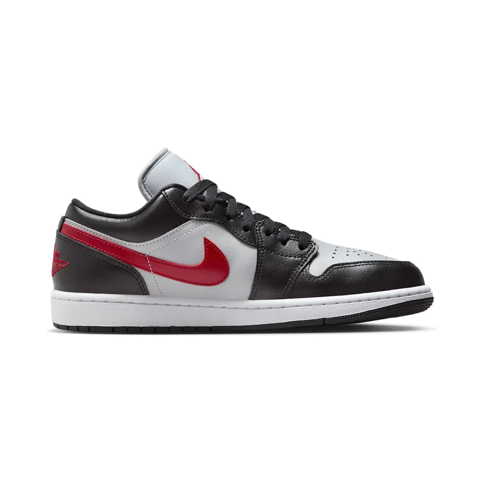 Air Jordan 1 Low “Black / Grey / Red” (DC0774-062)