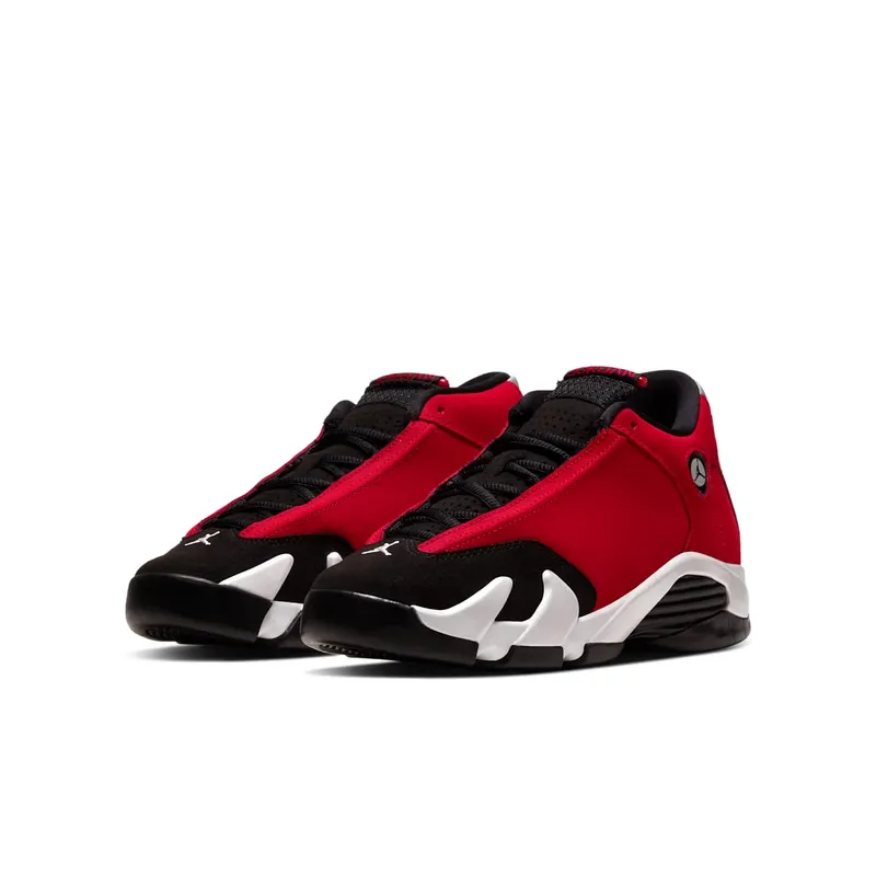 Jordan 14 Retro Gym Red Toro (GS) Black/Gym Red-White-Off White (487524-006)