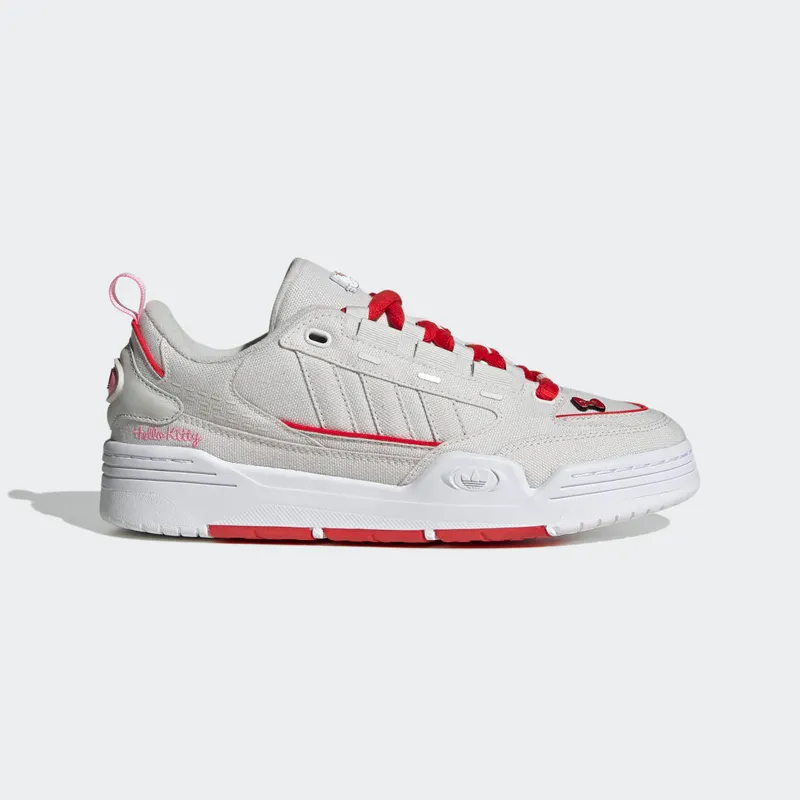 Adidas Hello Kitty Adi2000 Cloud White / Cloud White / Vivid Red (GW7165)