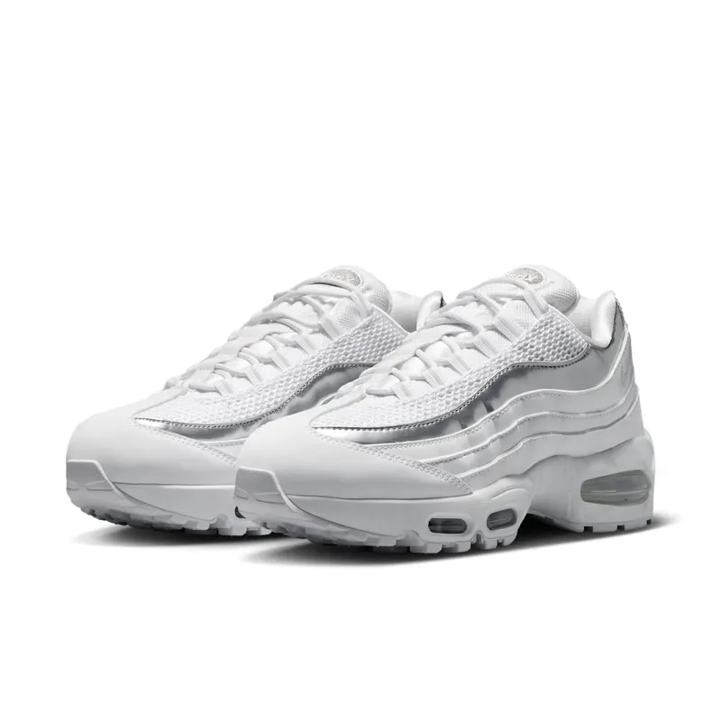 Nike Air Max 95 White/Light Charcoal/Metallic Silver (IR1129-100)