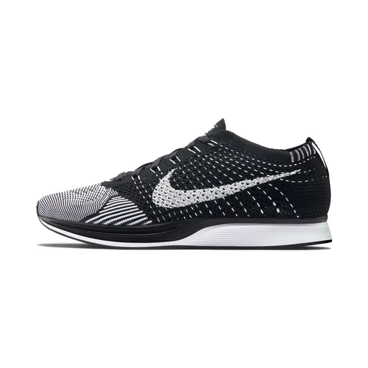 Nike Flyknit Racer Black Tongue “Black / White” (526628-002)