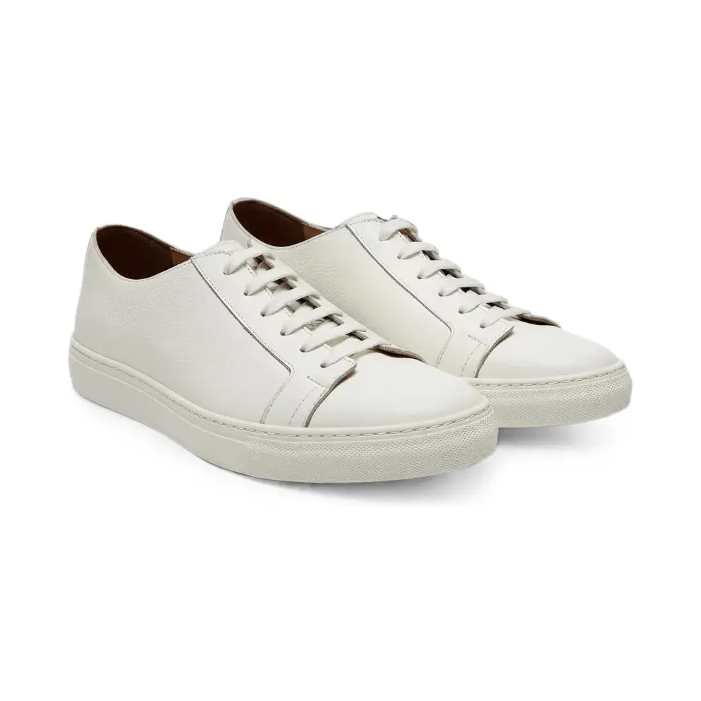 Tombolini aus strukturiertem Leder – White (WSC1ZP01U010SS23)