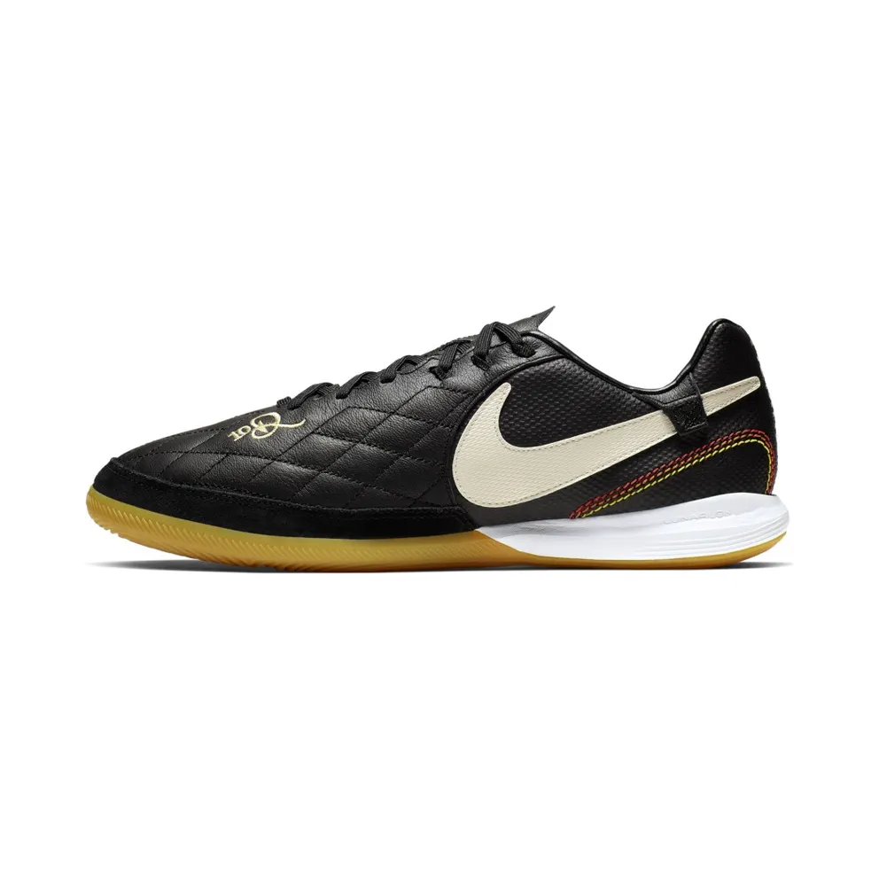 Nike 10R Tiempo Legend 7 Pro IC Black Light Orewood Brown Black/Light Orewood Brown-Metallic Gold (AQ2211-027)