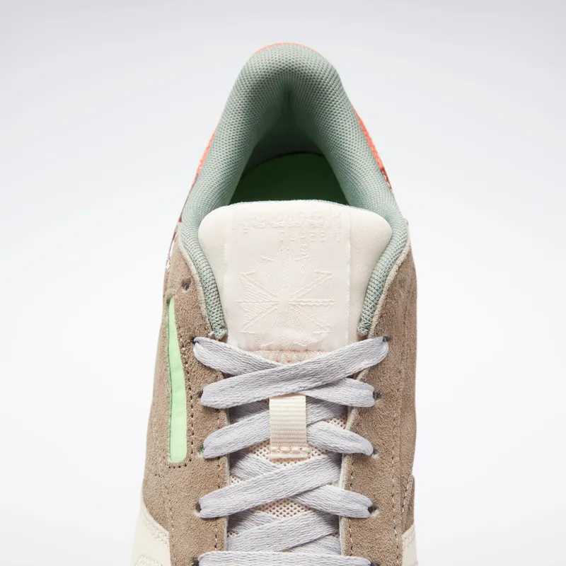 Reebok Classic Leather Ripple Shoes Ceramic Pink / Boulder Grey / Twisted Coral