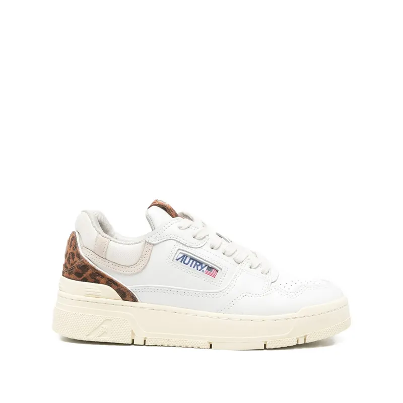 Autry CLC Leopard-print “White” (ROLW UV01)