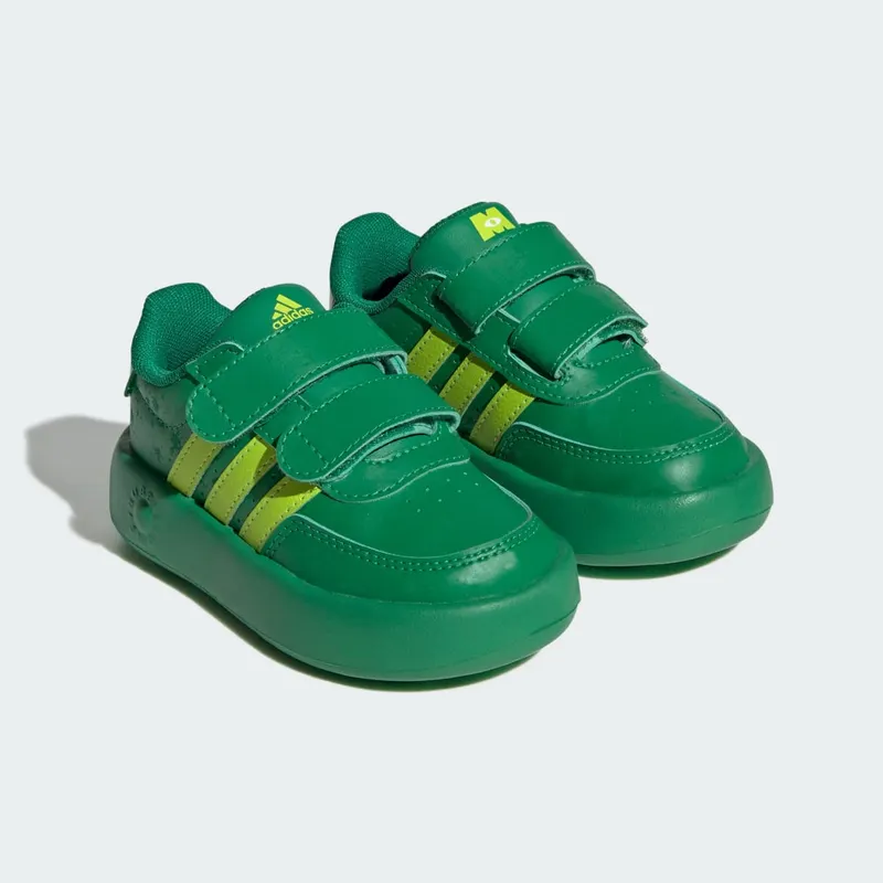 Adidas ADIDAS DISNEY MONSTERS INC BREAKNET Shoes PEUTERS Green / Solar Slime / Core Black (JH9234)